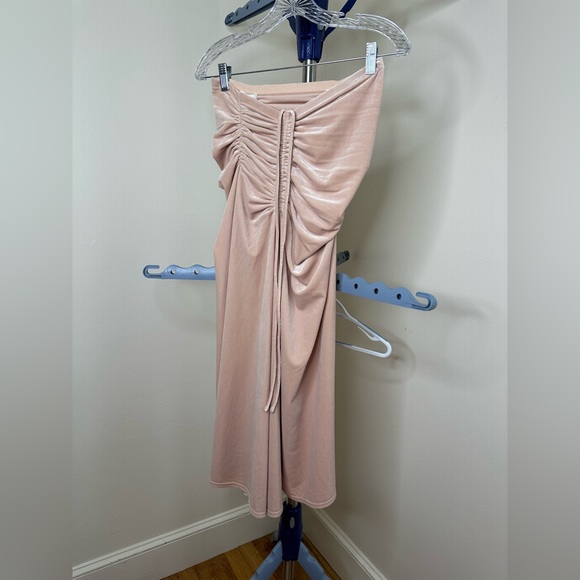 NWT A.L.C ORLY RUCHED MAXI SKIRT